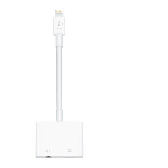 NWOT Apple 3.5mm Audio & Lightning Charging Rockstar Adapter - Picture 1 of 5